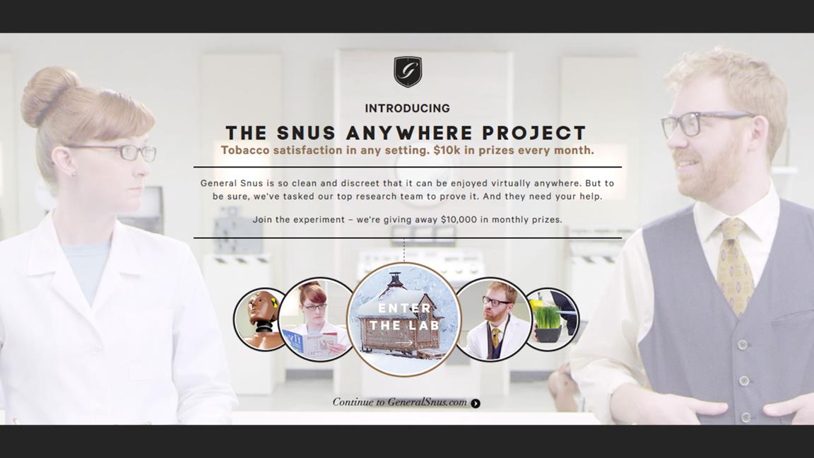 The SNUS Anywhere Project