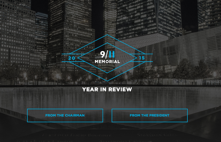2015 Annual Report 9 11 Memorial 2015 Annual Report 9 11 Memorial